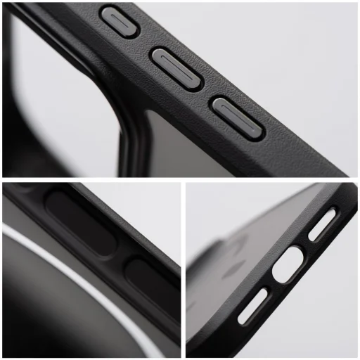 iPhone 17 Forcell F-Protect Smoke Hybrid Premium MagSafe kompatibilné čierne puzdro - 7