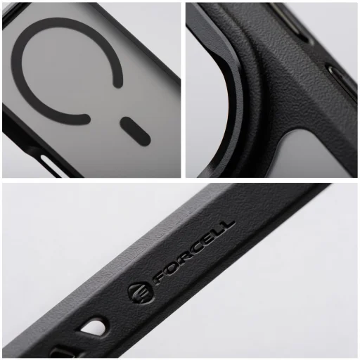 iPhone 17 Forcell F-Protect Smoke Hybrid Premium MagSafe kompatibilné čierne puzdro - 8