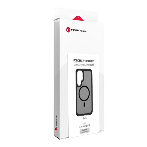 Samsung Galaxy S26 Forcell F-Protect Smoke Hybrid Premium čierne puzdro kompatibilné s MagSafe - 9