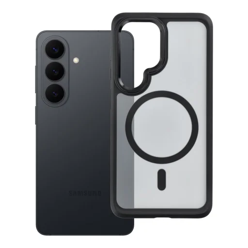 Samsung Galaxy S26 Forcell F-Protect Smoke Hybrid Premium čierne puzdro kompatibilné s MagSafe - 1