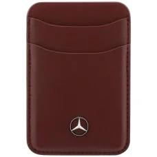 Mercedes kožená magnetická peňaženka červená