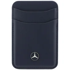 Kožená magnetická peňaženka Mercedes, tmavomodrá
