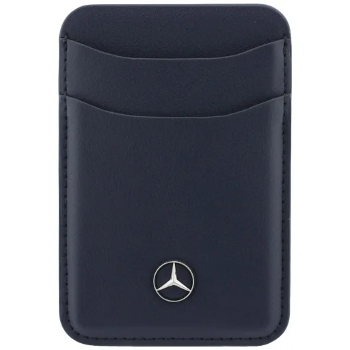 Mercedes bőr mágneses pénztárca, sötétkék - 1