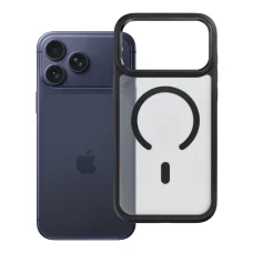 iPhone 17 Pro Max Forcell F-Protect Smoke Hybrid Premium MagSafe kompatibilné čierne puzdro