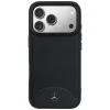 iPhone 17 Pro Max Mercedes Leather Wood Effect and Curve MagSafe čierne puzdro thumbnail