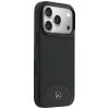 iPhone 17 Pro Max Mercedes Leather Wood Effect and Curve MagSafe čierne puzdro thumbnail
