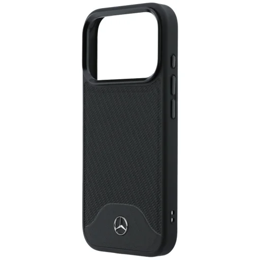 iPhone 17 Pro Max Mercedes Leather Wood Effect and Curve MagSafe čierne puzdro - 6