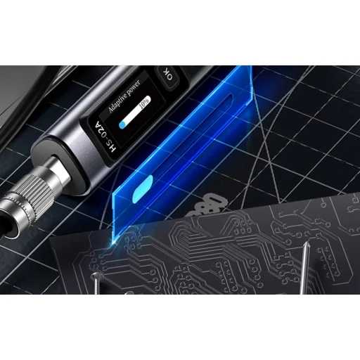 FNIRSI 100 W inteligentná spájkovačka HS-02B - 5
