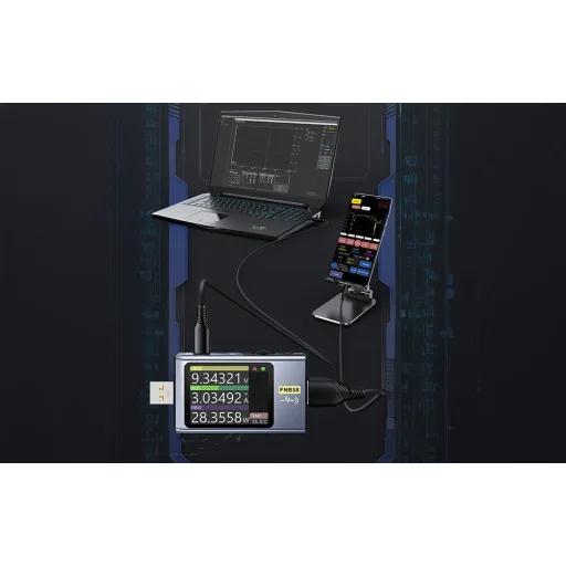FNIRSI USB tester FNB58 čierny - 7
