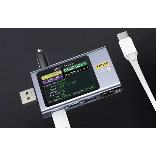 FNIRSI USB tester FNB58 čierny - 4