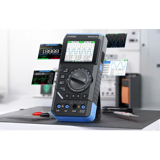 FNIRSI ručný digitálny multimeter, osciloskop a generátor signálu 3 v 1 DST-210 - 3