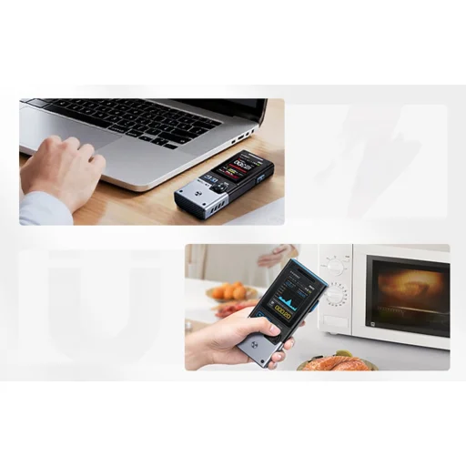 FNIRSI multifunkčný detektor ionizujúceho žiarenia GC-03 biely - 9