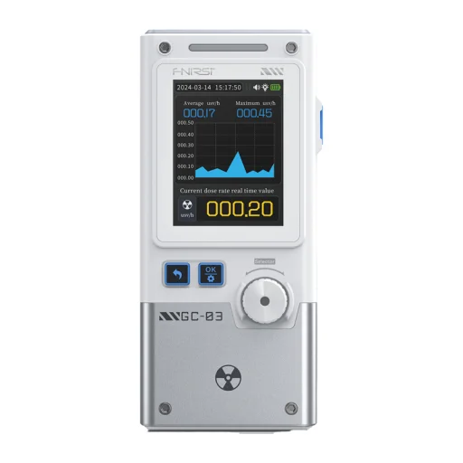FNIRSI multifunkčný detektor ionizujúceho žiarenia GC-03 biely - 1