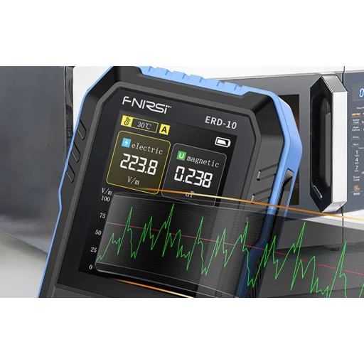 FNIRSI ERD-10 elektromagnetický nukleárny detektor žiarenia - 7