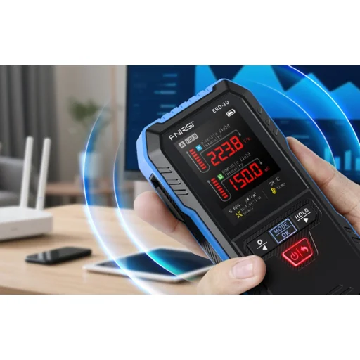 FNIRSI ERD-10 elektromagnetický nukleárny detektor žiarenia - 9