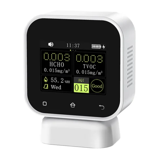FNIRSI 4 v 1 interiérový monitor kvality vzduchu s dotykovou obrazovkou, detektor formaldehydu SFD-02 - 1