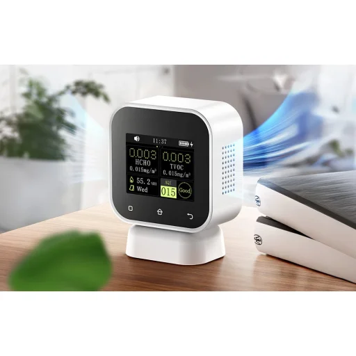 FNIRSI 4 v 1 interiérový monitor kvality vzduchu s dotykovou obrazovkou, detektor formaldehydu SFD-02 - 2