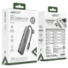 Acefast J16 USB-C Hub, 5 v 1, sivý thumbnail