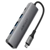 Acefast J16 USB-C Hub, 5 v 1, sivý thumbnail