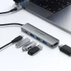 Acefast J16 USB-C Hub, 5 v 1, sivý thumbnail