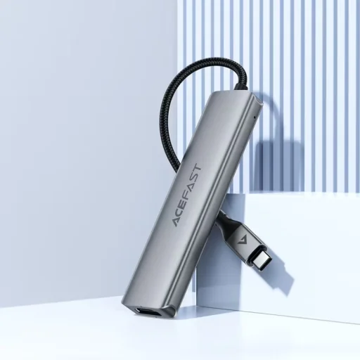 Acefast J16 USB-C Hub, 5 v 1, sivý - 5