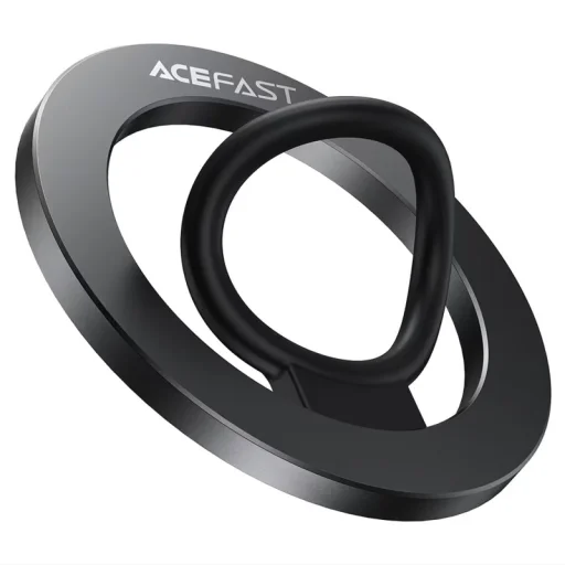 Acefast E35 univerzálny magnetický kovový krúžok, čierny - 3