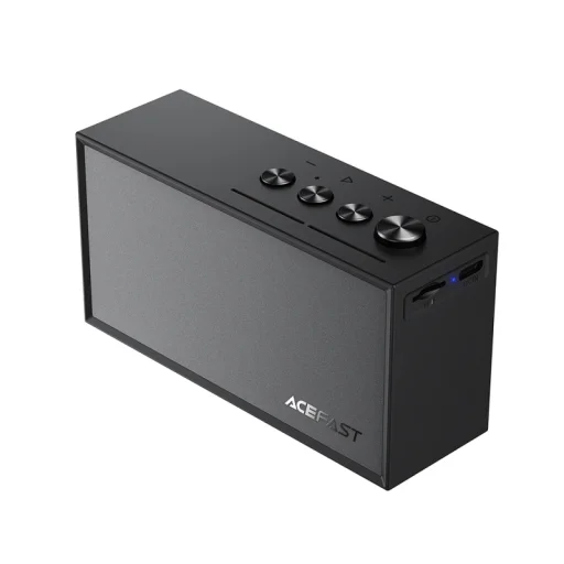Acefast K9 Go Bluetooth reproduktor, 7W, TWS, RGB, vodoodolný, čierny. - 2