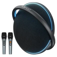 Acefast Karaoke K5 Max Bluetooth reproduktor, 350W, TWS, RGB, vodoodolný, čierny