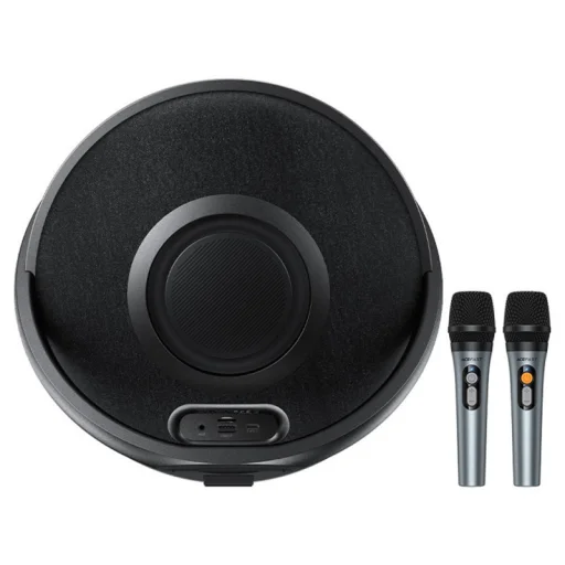 Acefast Karaoke K5 Max Bluetooth reproduktor, 350W, TWS, RGB, vodoodolný, čierny - 4