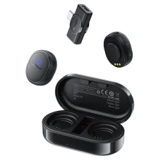 Bezdrôtový mikrofón Acefast R3, USB-C, 2 ks, čierny
