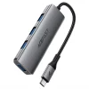 Acefast J15, 4 v 1 Type-C USB Hub, sivý thumbnail