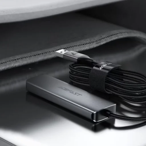 USB Hub Acefast J17, 4in1, sivý - 4