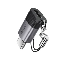 Lightning-USB-C adaptér Acefast J19, sivý
