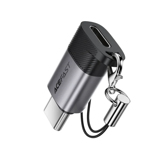 Lightning-USB-C adaptér Acefast J19, sivý - 1