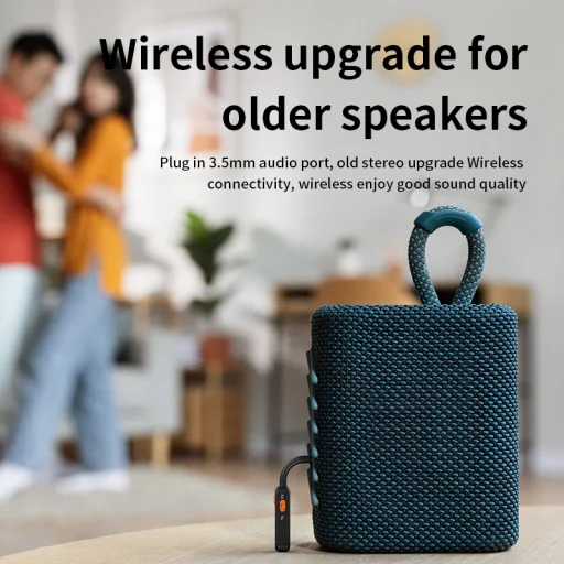 M1 AUX Bluetooth 5.4 bezdrôtový hudobný adaptér 3,5 mm AUX adaptér - 4