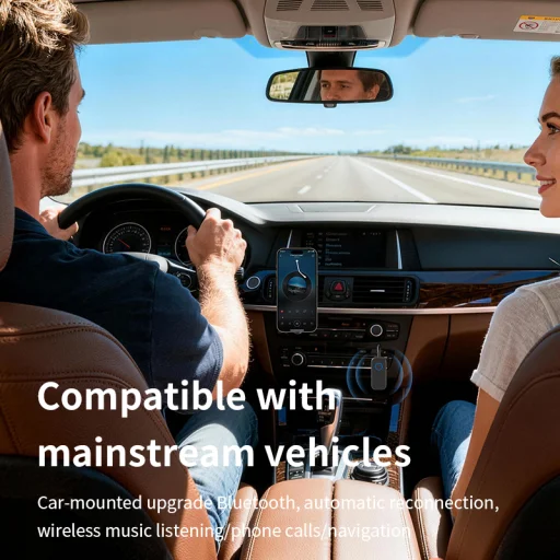M2 2 v 1 Bluetooth audio adaptér prijímač a vysielač pre auto, TV a slúchadlá - 5