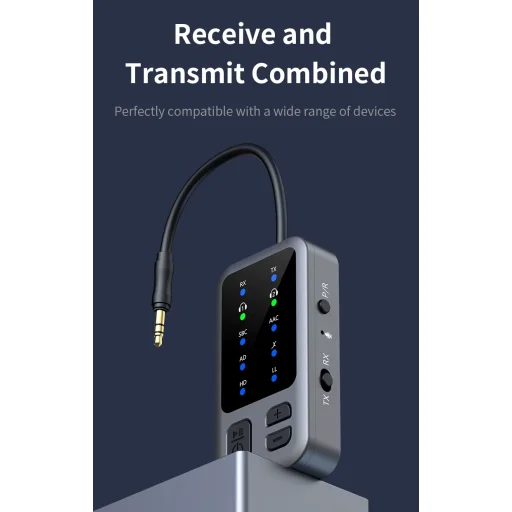 M3 Bluetooth AUX transmiter do lietadla, auta a pre bezdrôtové slúchadlá - 15