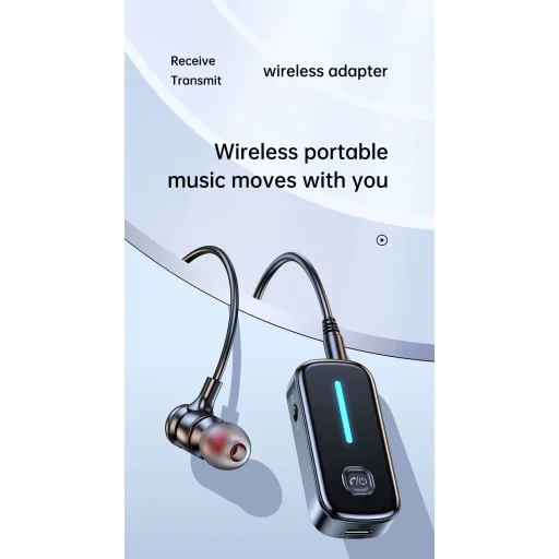 C89 pripínací Bluetooth audio adaptér, prijímač a vysielač pre TV, do auta a na cestovanie - 18