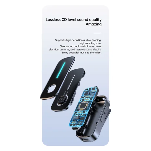 C89 pripínací Bluetooth audio adaptér, prijímač a vysielač pre TV, do auta a na cestovanie - 20