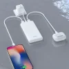Dudao K10Pro externá batéria 2,4 A 20000 mAh 2 x USB-A - biela thumbnail