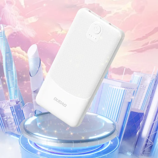 Dudao K10Pro externá batéria 2,4 A 20000 mAh 2 x USB-A - biela - 7