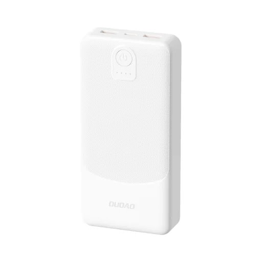 Dudao K10Pro externá batéria 2,4 A 20000 mAh 2 x USB-A - biela - 1