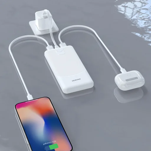 Dudao K10Pro externá batéria 2,4 A 20000 mAh 2 x USB-A - biela - 2