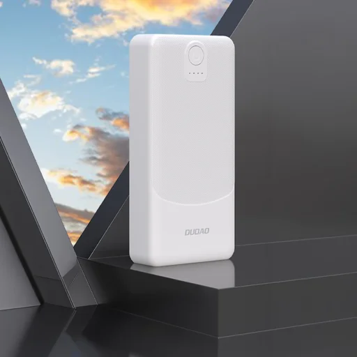 Dudao K10Pro externá batéria 2,4 A 20000 mAh 2 x USB-A - biela - 3