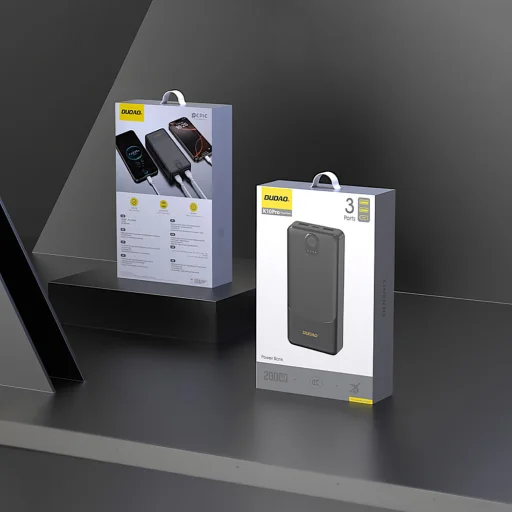 Dudao K10Pro power banka 2,4 A 20000 mAh 2 x USB-A - čierna - 5
