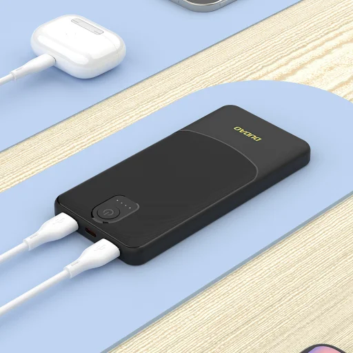 Dudao K10Pro power banka 2,4 A 20000 mAh 2 x USB-A - čierna - 7