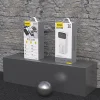 Dudao K15Max 30000mAh PD 22,5 W powerbanka so vstavanými káblami USB-C a Lightning - biela thumbnail