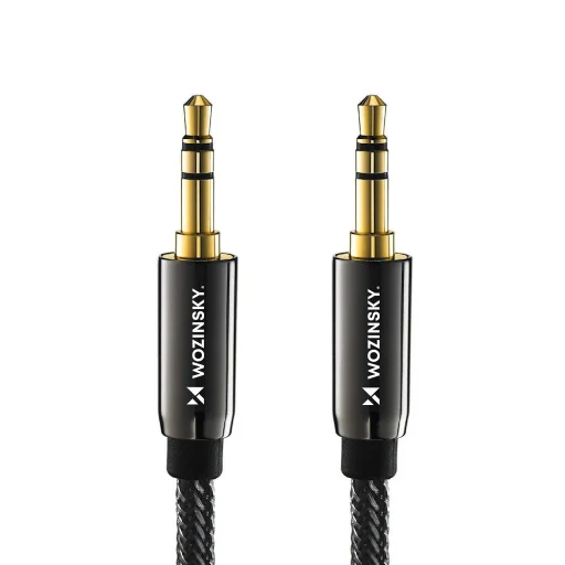 Wozinsky univerzálny mini jack kábel 2x AUX kábel 2 m čierny - 13