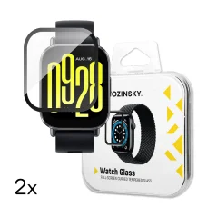 Wozinsky Full Glue edzett üveg Xiaomi Redmi Watch 5 Active üvegfólia (2 db)