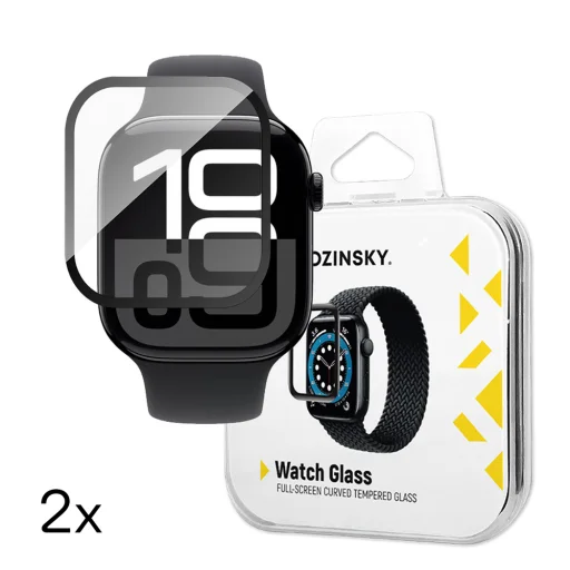 Wozinsky Full Glue tvrdené ochranné sklo pre Apple Watch Series 10 42mm (2 ks) - 1